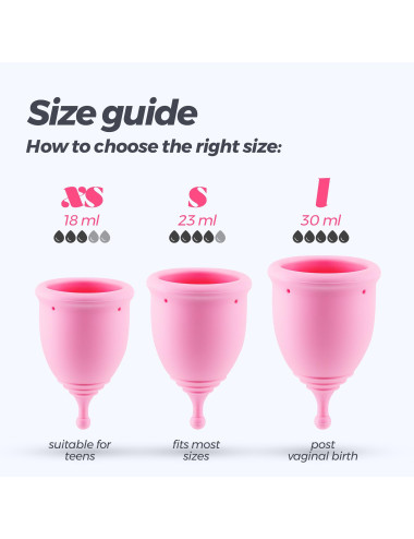 CRUSHIOUS MINERVA XS MENSTRUAL CUP WITH POUCH