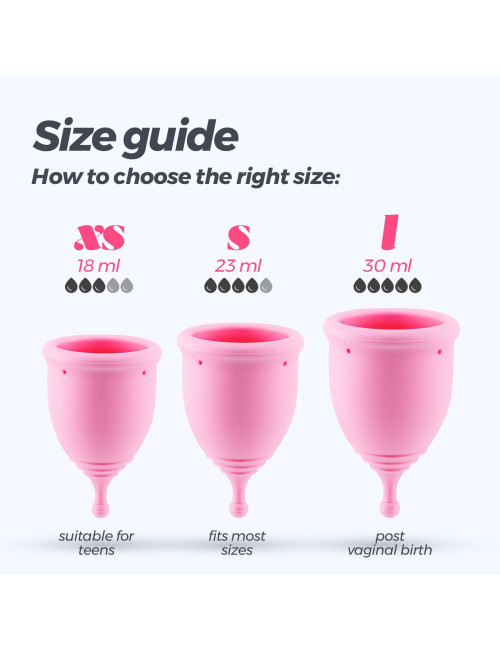 CRUSHIOUS MINERVA XS MENSTRUAL CUP WITH POUCH