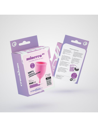 CRUSHIOUS MINERVA XS MENSTRUAL CUP WITH POUCH