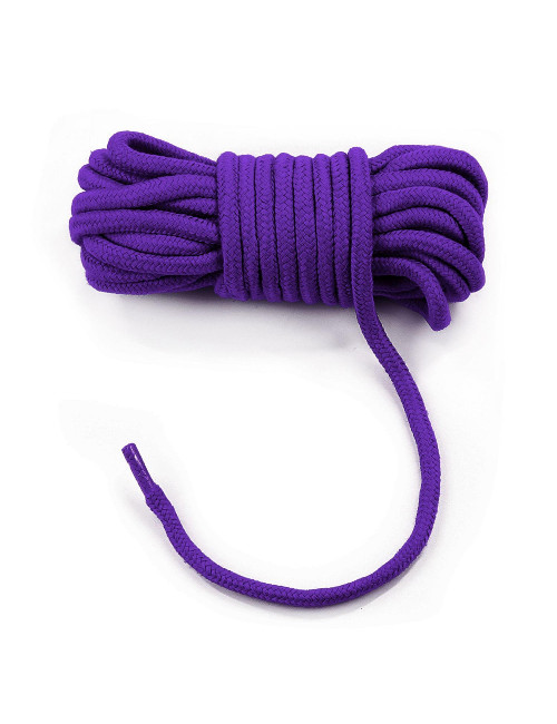Lovetoy Fioletowa lina do krępowania Bondage 10 m
