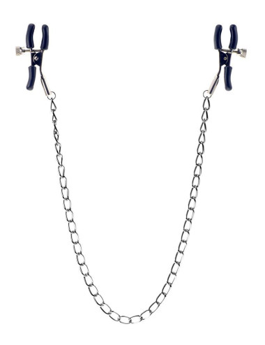 Stymulator- Squeeze N Please Nipple Chain Silver