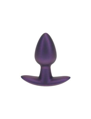 Smooth Silicone Anal Plug - Small - 2.6 / 6,5 cm - Metallic Purple