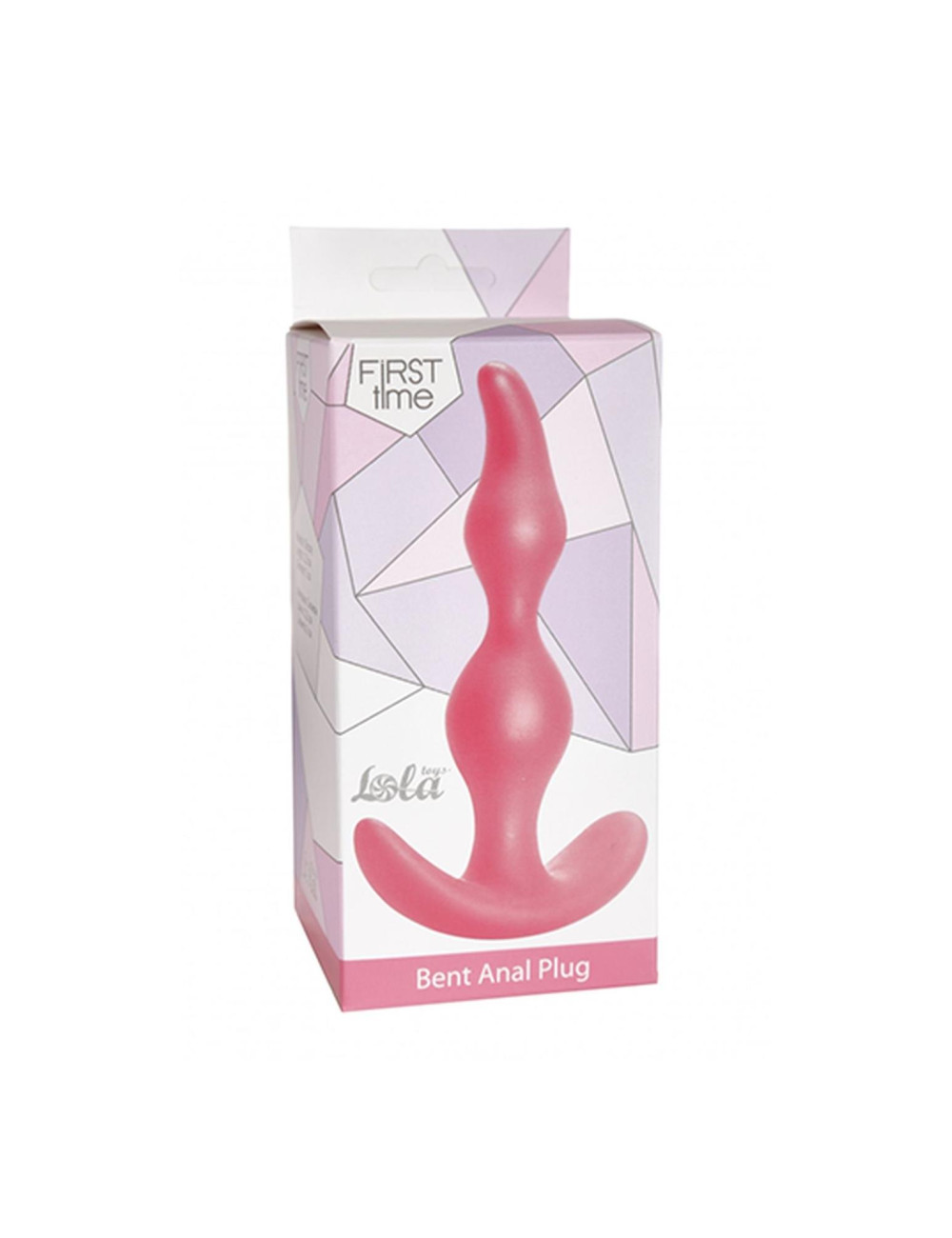 Plug-Anal Plug Bent Anal Plug Pink