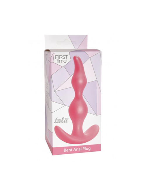 Plug-Anal Plug Bent Anal Plug Pink