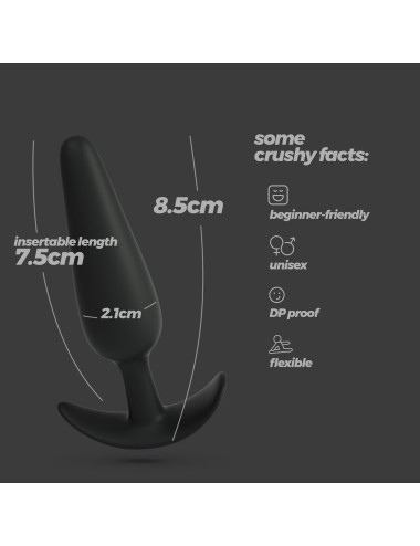 CRUSHIOUS TIC SILICONE ANAL PLUG SMALL