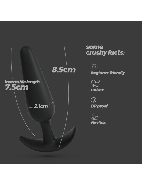 CRUSHIOUS TIC SILICONE ANAL PLUG SMALL