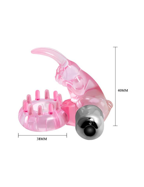 Baile Love Rabbit Ring – Stymulujący Pierścień z Krliczkiem