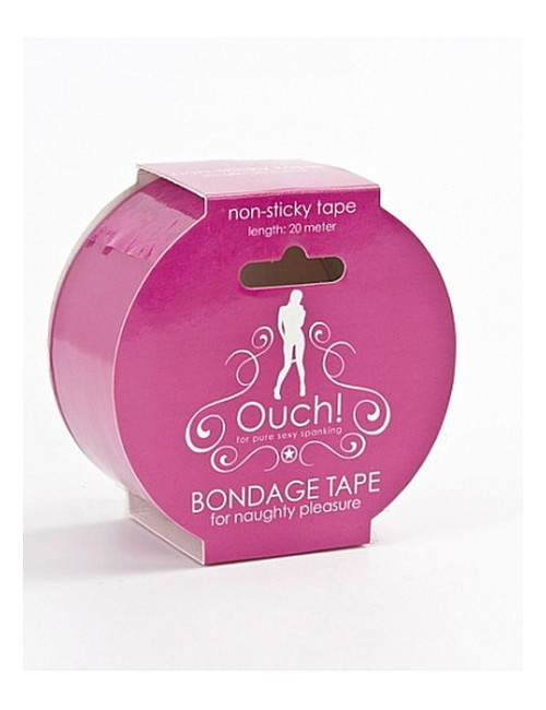 Ouch! Bondage Tape Taśma do Wiązań Różowa