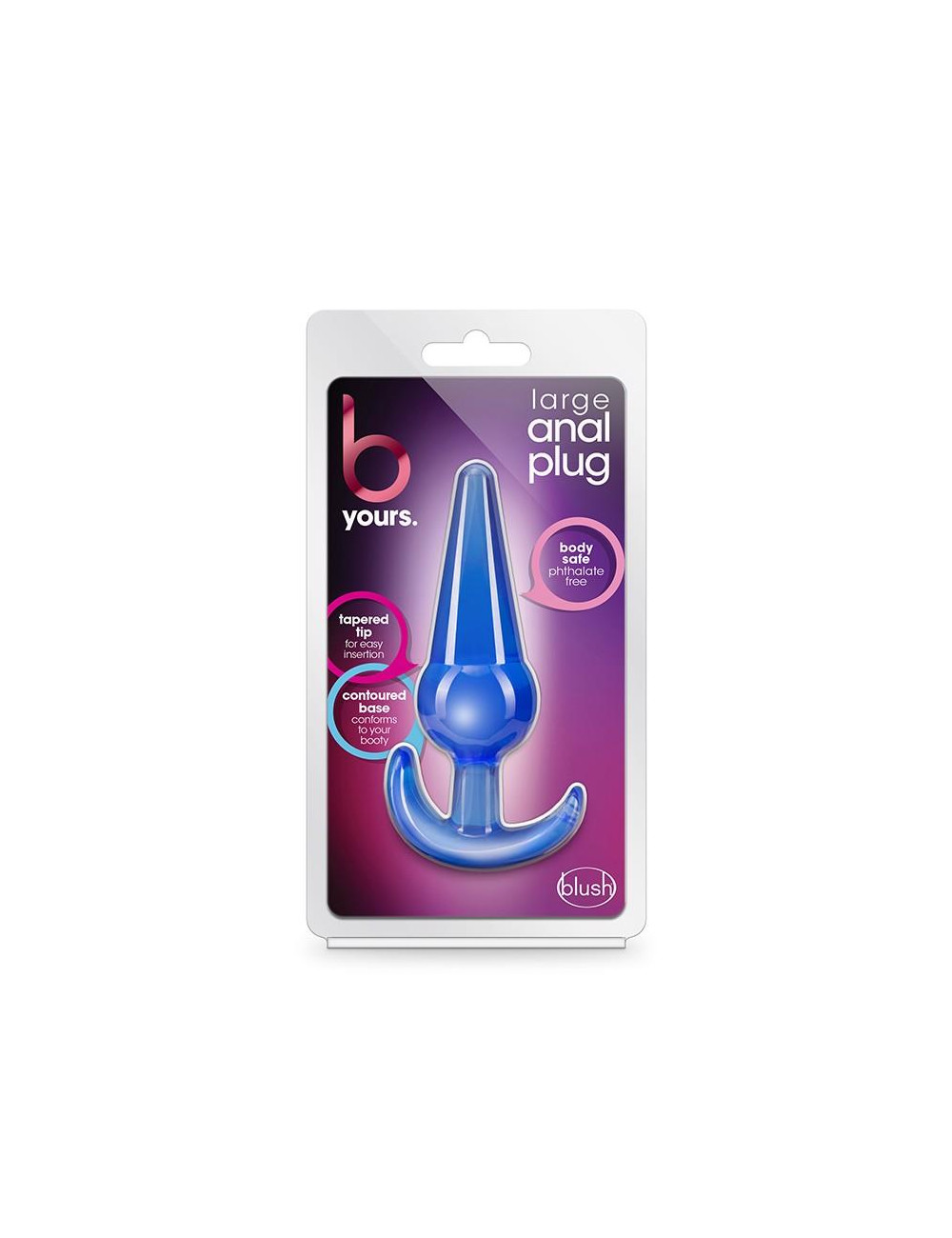 B YOURS LARGE ANAL PLUG BLUE