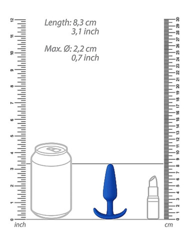 Slim Butt Plug - Blue