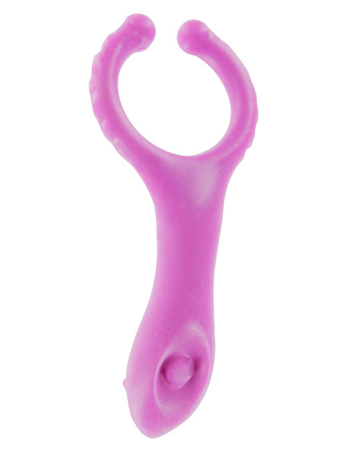 Vibrating Clit-Stim C-Ring Purple
