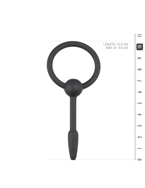 Penis Plug silikonowy z uchwytem – Pas Cnoty, Zabawki BDSM