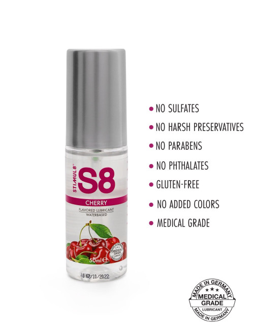 Stimul8 S8 Zapachowy Lubrykant Wodny Wiśnia 50ml