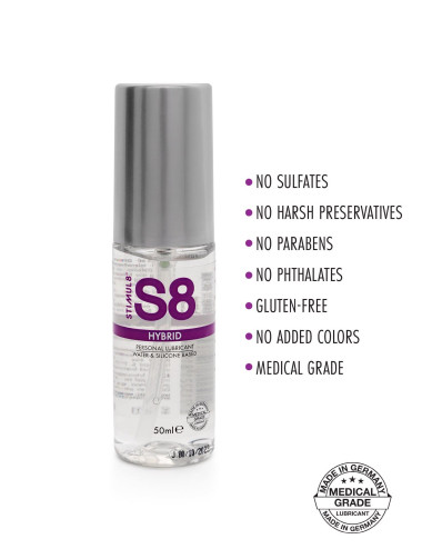 S8 Hybrid Lube 50ml Natural