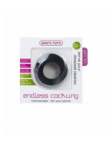 Endless Cockring - Regular - Black