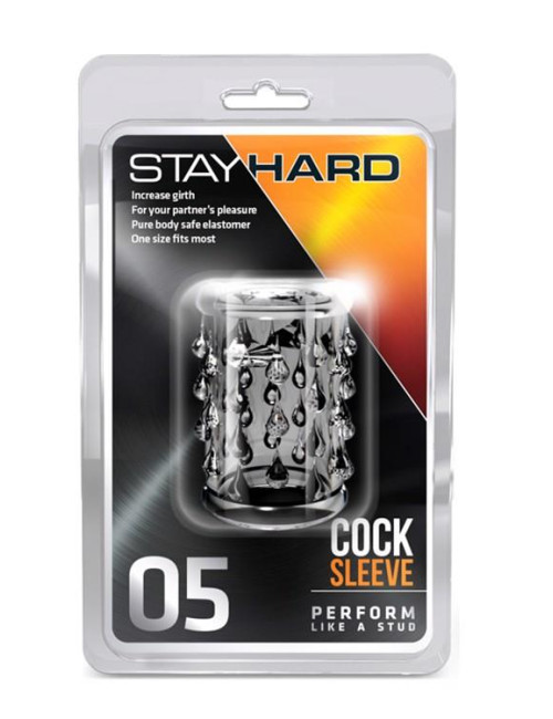 Blush Stay Hard Cock Sleeve 05 Clear – Nakładka