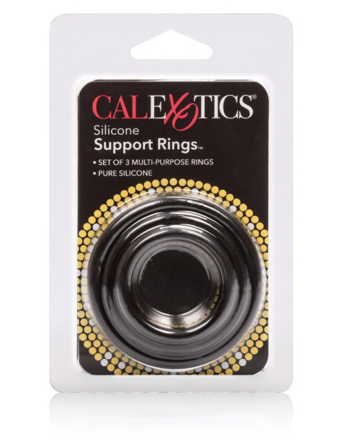 Silicone Support Rings Black