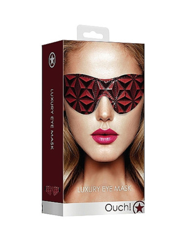 Luxury Eye Mask - Burgundy