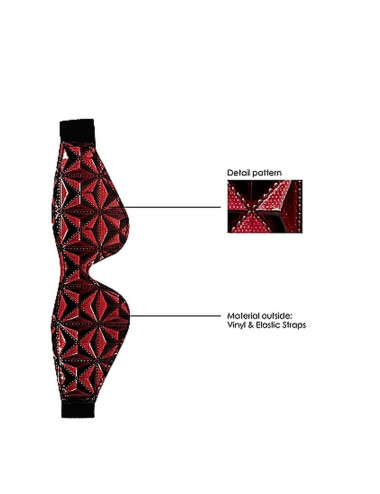 Luxury Eye Mask - Burgundy