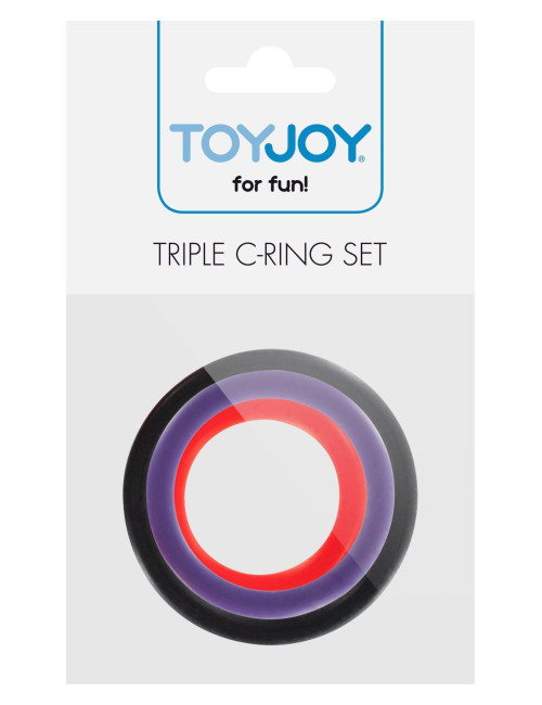 Triple Rings Multicolor 3pcs Multicolor