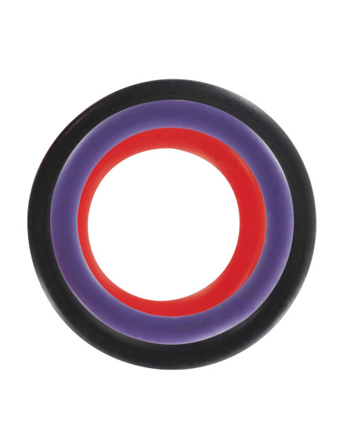 Triple Rings Multicolor 3pcs Multicolor