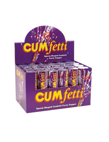 Cumfetti - confetti w kształcie plemników