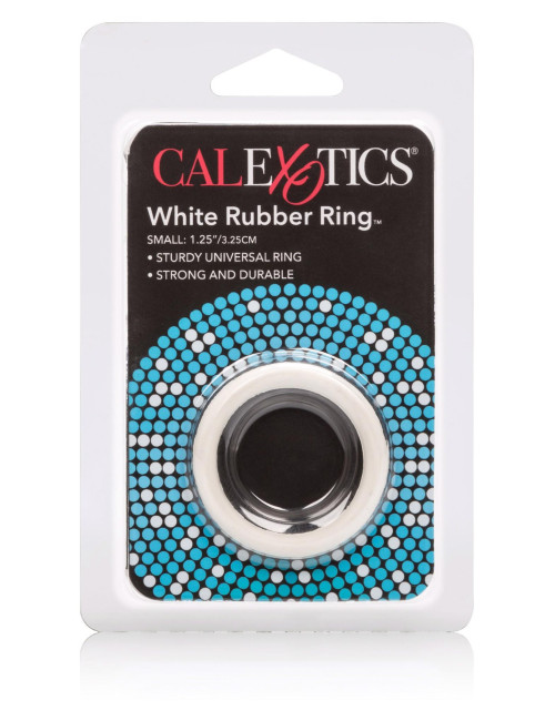 Calexotics Rubber Ring Mały Biały Pierścień Erekcyjny