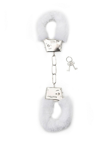 Furry Handcuffs - White