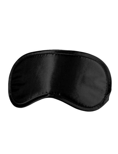 Ouch! Satin Eye-Mask - Czarna satynowa opaska na oczy
