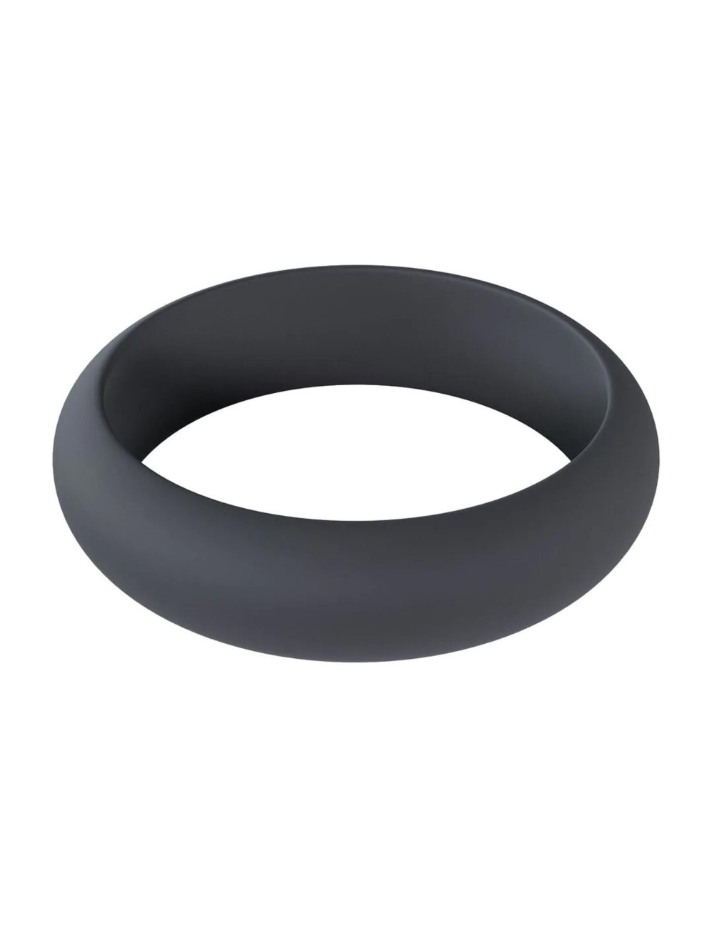 Wide O Silicone Cockring - XXL - 55mm - Black