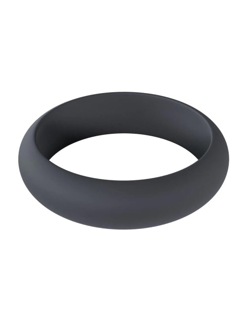 Wide O Silicone Cockring - XXL - 55mm - Black