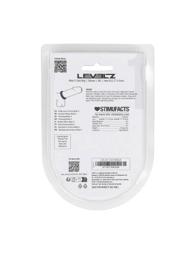 Wide O Silicone Cockring - XXL - 55mm - Black