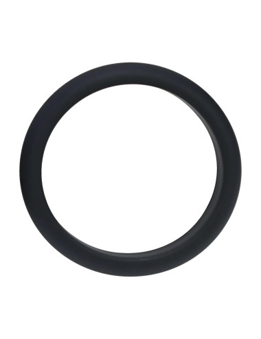 Wide O Silicone Cockring - XXL - 55mm - Black