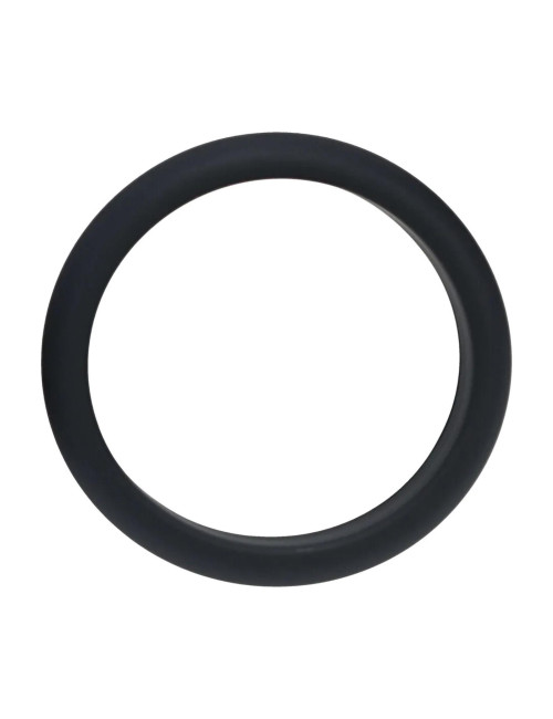 Wide O Silicone Cockring - XXL - 55mm - Black