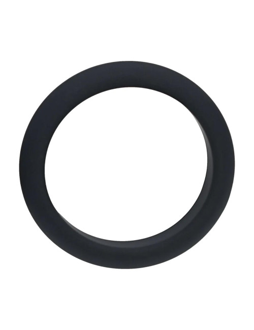 Levelz Wide O Silicone Cockring - Rozmiar L, 42mm, Czarny