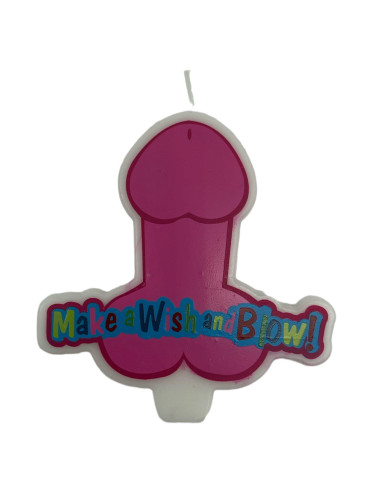 Świeczka-Party Penis Candle XL Pink