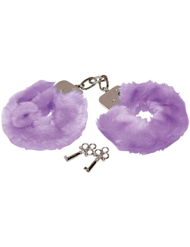 Fioletowe kajdanki do sypialni Grajmy Razem Love Cuffs