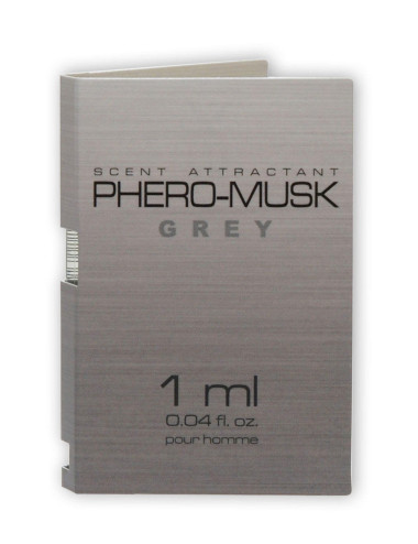 Feromony Phero Musk Grey 1ml - Afrodyzjaki Męskie