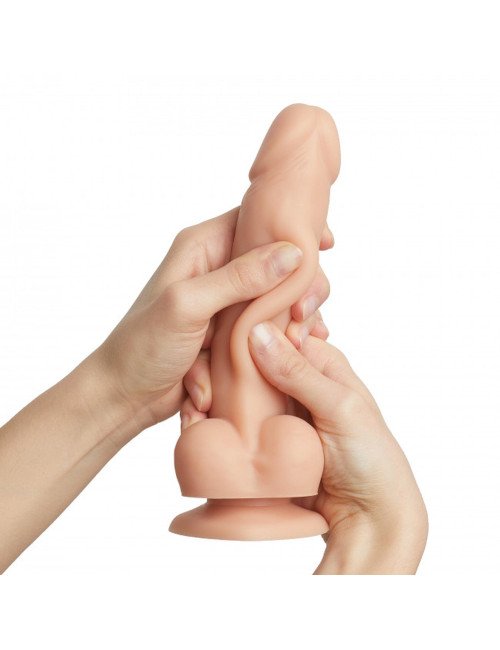 SLIDING SKIN REALISTIC DILDO VANILLA M