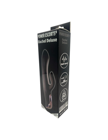 Power Escorts - BR191 - Rachel Deluxe design Multi-Speed Vibrator - Black