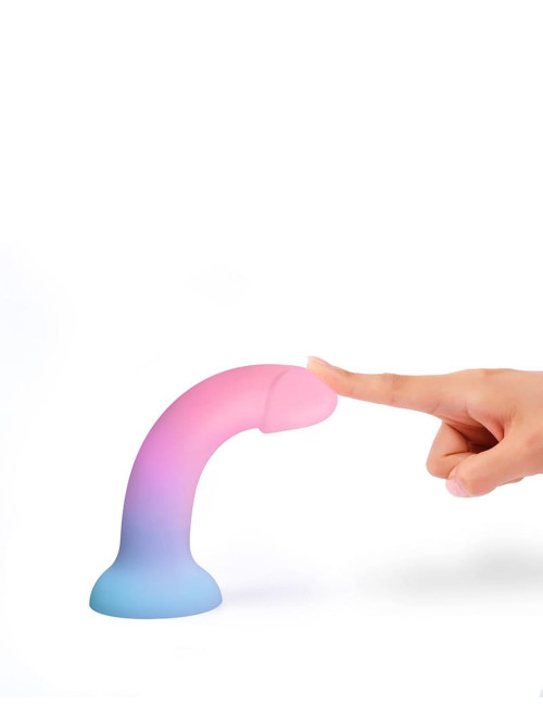 DILDOLLS UTOPIA M – Dildo realistyczne z silikonu, wodoodporne, przyssawka, 17,6 cm
