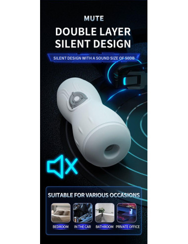 Power Escorts - BR311 - Carl - Big Size Masturbator - 10 Function + Sound Function