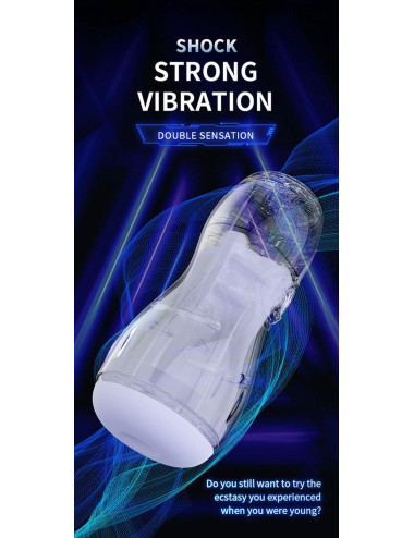 Power Escorts - BR311 - Carl - Big Size Masturbator - 10 Function + Sound Function