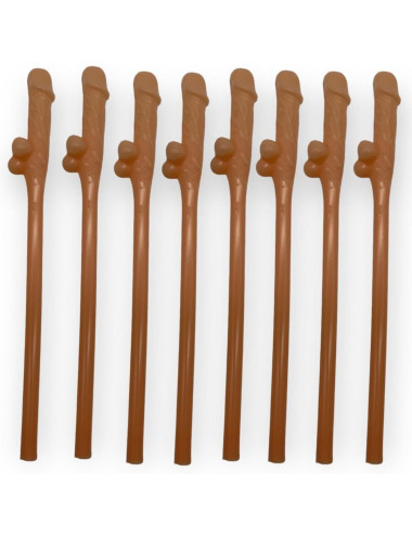 Kinky Pleasure - Penis Drinking Straws 10 pcs