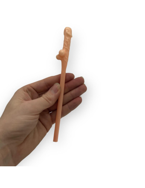 Śmieszne słomki w kształcie penisa Kinky Pleasure - 10 szt.