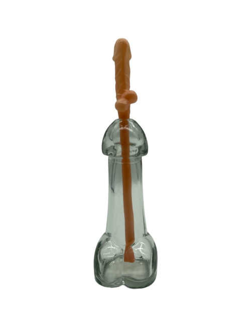 Śmieszne słomki w kształcie penisa Kinky Pleasure - 10 szt.