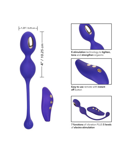 Estim Dual Kegel Exerciser Blue
