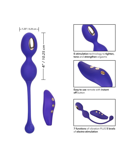 Estim Dual Kegel Exerciser Blue