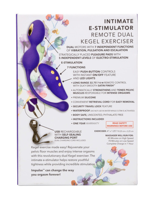 Estim Dual Kegel Exerciser Blue