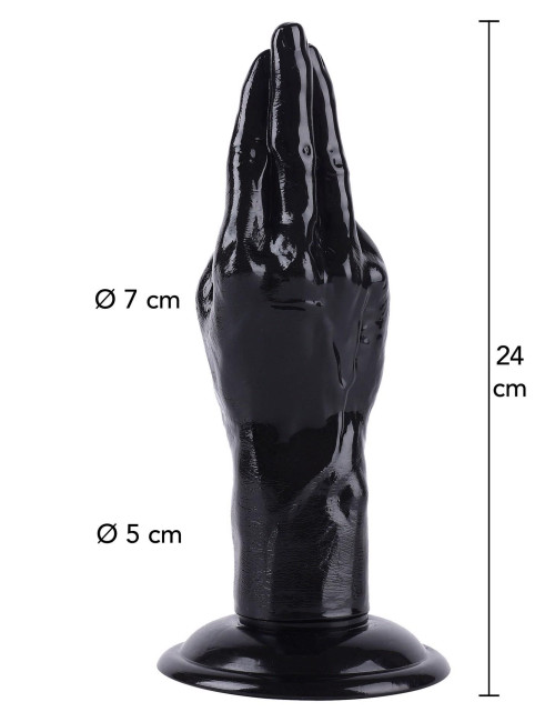 Hidden Desire Hand Fucker XL 24cm Black